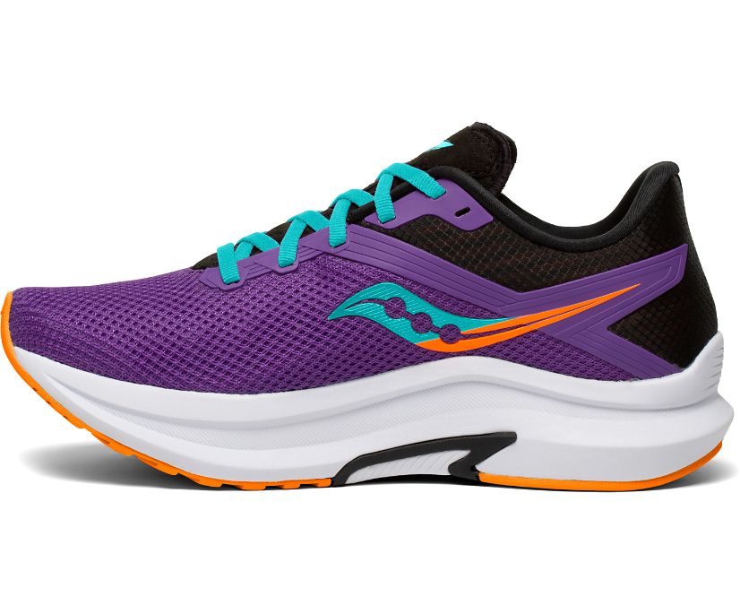 Saucony Axon Women's Running Shoes Purple / Blue | Canada 082RVDW